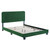 Celine Channel Tufted Performance Velvet Full Platform Bed MOD-6335-EME