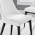 Viscount Fabric Dining Chair EEI-2227-WHI