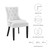 Regent Tufted Fabric Dining Chair EEI-2223-WHI