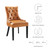 Regent Tufted Vegan Leather Dining Chair EEI-2222-TAN