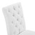 Duchess Button Tufted Fabric Dining Chair EEI-2231-WHI