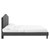 Emerson Performance Velvet Queen Platform Bed MOD-6579-CHA