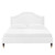 Adelaide Performance Velvet Twin Platform Bed MOD-6851-WHI