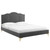 Emerson Performance Velvet Queen Platform Bed MOD-6577-CHA