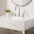 Gridiron 30" Bathroom Vanity EEI-6105-WHI-SLV