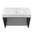 Gridiron 48" Bathroom Vanity EEI-6110-WHI-BLK