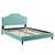 Adelaide Performance Velvet Queen Platform Bed MOD-6581-MIN