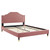 Adelaide Performance Velvet Twin Platform Bed MOD-6851-DUS