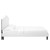 Emerson Performance Velvet Queen Platform Bed MOD-6579-WHI