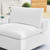 Commix Sunbrella® Outdoor Patio Armless Chair EEI-4905-WHI