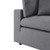 Commix Sunbrella® Outdoor Patio Corner Chair EEI-4907-SLA
