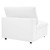 Commix Down Filled Overstuffed Vegan Leather 4-Piece Sectional Sofa EEI-4915-WHI