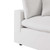 Commix Overstuffed Outdoor Patio Corner Chair EEI-4904-WHI