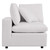 Commix Overstuffed Outdoor Patio Corner Chair EEI-4904-WHI