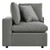 Commix Overstuffed Outdoor Patio Corner Chair EEI-4904-CHA