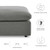 Commix Overstuffed Outdoor Patio Ottoman EEI-4903-CHA