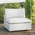 Commix Overstuffed Outdoor Patio Armless Chair EEI-4902-WHI