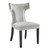 Curve Performance Velvet Dining Chairs - Set of 2 EEI-5008-LGR