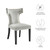 Curve Performance Velvet Dining Chairs - Set of 2 EEI-5008-LGR