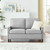 Ashton Upholstered Fabric Loveseat EEI-4985-LGR