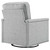 Ashton Upholstered Fabric Swivel Chair EEI-4991-LGR