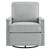 Ashton Upholstered Fabric Swivel Chair EEI-4991-LGR