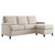 Ashton Upholstered Fabric Sectional Sofa EEI-4994-BEI