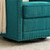 Ashton Upholstered Fabric Swivel Chair EEI-4991-TEA