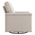 Ashton Upholstered Fabric Swivel Chair EEI-4991-BEI