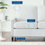 Ashton Upholstered Fabric Loveseat EEI-4985-WHI