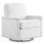 Ashton Upholstered Fabric Swivel Chair EEI-4991-WHI