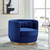 Relish Performance Velvet Swivel Chair EEI-4999-GLD-NAV