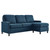 Ashton Upholstered Fabric Sectional Sofa EEI-4994-AZU