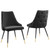 Adorn Dining Side Chair Performance Velvet Set of 2 EEI-5043-BLK