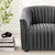 Announce Performance Velvet Channel Tufted Armchair EEI-5055-CHA