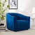 Announce Performance Velvet Channel Tufted Armchair EEI-5055-NAV