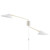 Journey 2-Light Swing Arm Wall Sconce EEI-5294-WHI