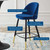 Cordial Performance Velvet Counter Stools - Set of 2 EEI-4529-NAV