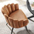 Vanguard Vegan Leather Dining Chair EEI-4678-BLK-TAN