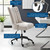 Empower Channel Tufted Fabric Office Chair EEI-4576-BLK-BEI