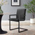 Savoy Vegan Leather Dining Chairs - Set of 2 EEI-4522-BLK