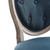 Arise Vintage French Upholstered Fabric Dining Side Chair EEI-4664-NAT-BLU