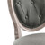 Arise Vintage French Upholstered Fabric Dining Side Chair EEI-4664-NAT-GRY