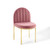 Isla Dining Side Chair Performance Velvet Set of 2 EEI-4503-GLD-DUS