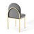 Isla Dining Side Chair Performance Velvet Set of 2 EEI-4503-GLD-GRY