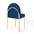 Isla Dining Side Chair Performance Velvet Set of 2 EEI-4503-GLD-NAV