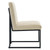 Indulge Channel Tufted Fabric Dining Chair EEI-4652-BEI