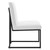 Indulge Channel Tufted Fabric Dining Chair EEI-4652-WHI