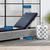 Conway Outdoor Patio Wicker Rattan Chaise Lounge EEI-4843-LGR-NAV