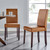 Prosper Faux Leather Dining Side Chair Set of 2 EEI-3617-TAN